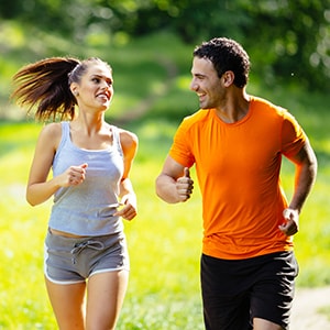 Couple Running Couple Running